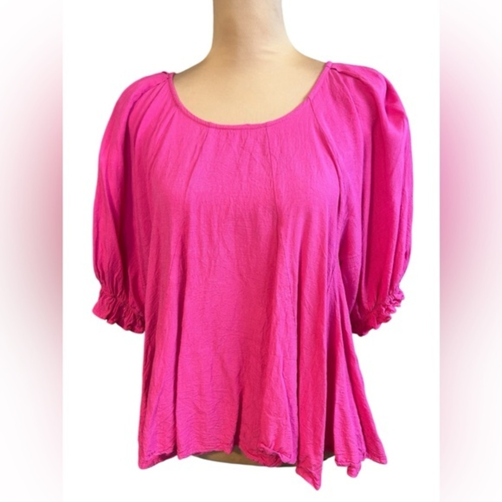 Umgee Womens Boho Hi Low Pink Medium